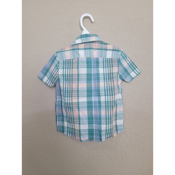 Rumi + Ryder Toddler Button down Short sleeve plaid shirt 3T - Picture 2 of 3